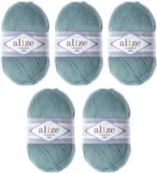 Alize Lanagold 800 386 (800 м, лазурный, 5 мотков)