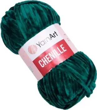 Yarnart Chenille 100% микрополиэстер 545 (90 м, темно-зеленый)