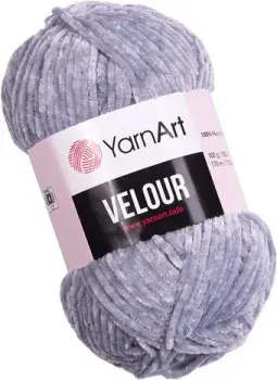 Yarnart Velour 867 100 г 170 м (светло-серый)