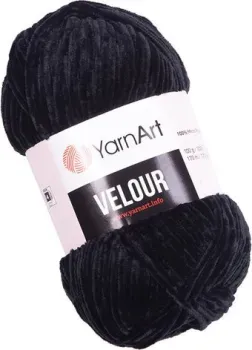 Yarnart Velour 842 100 г 170 м (черный)