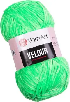 Yarnart Velour 861 100 г 170 м (ярко-зеленый)