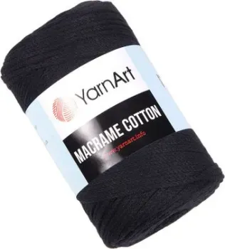 Yarnart Macrame Cotton 750 250 г 225 м (черный)