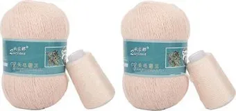 ХоббиБум Пух норки H888 50 г 340 м (ванильный розовый)
