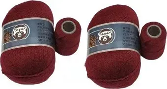 ХоббиБум Пух норки 828 50 г 340 м (бордовый)