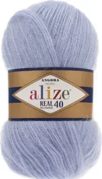 Alize Ангора Реал 40 100 г 480 м (голубой)