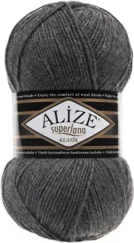 Alize Superlana 182 100 г 280 м (темно-серый)
