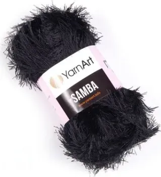 Yarnart Samba 02 100 г 150 м (черный)