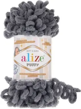 Alize Puffy 87 100 г 9 м (светло-угольный)