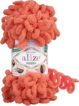 Alize Puffy 619 100 г 9 м (коралловый)