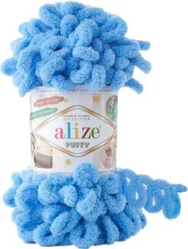Alize Puffy 289 100 г 9 м (темно-голубой)