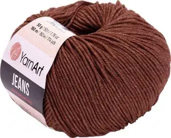 Yarnart Jeans 70 50 г 160 м (коричневый)