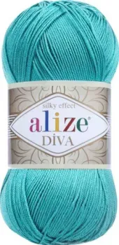 Alize Diva 376 100 г 350 м (зеленая бирюза)