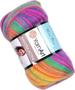 Yarnart Angora Active 850 100 г 500 м (радуга)