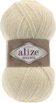Alize Alpaca royal 01 100 г 250 м (молочный)