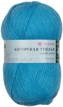 Пехорка Ангорская теплая 442 100 г 480 м (голубой)