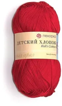 Пехорка Детский хлопок 180 100 г 330 м (красный)