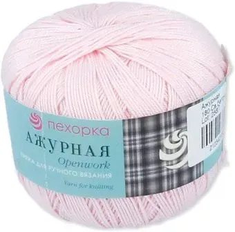 Пехорка Ажурная 007 50 г 280 м (розовый)