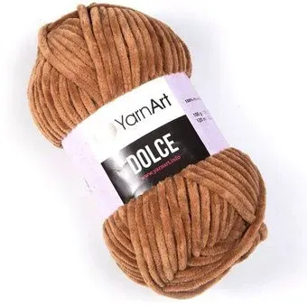 Yarnart Dolce 753 100 г 120 м (коричневый)