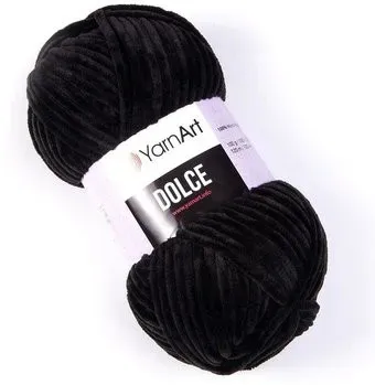 Yarnart Dolce 741 100 г 120 м (черный)