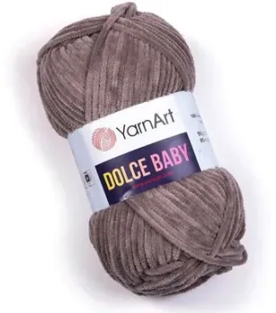 Yarnart Dolce baby 781 50 г 85 м (серый)