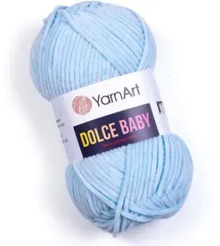 Yarnart Dolce baby 761 50 г 85 м (голубой)