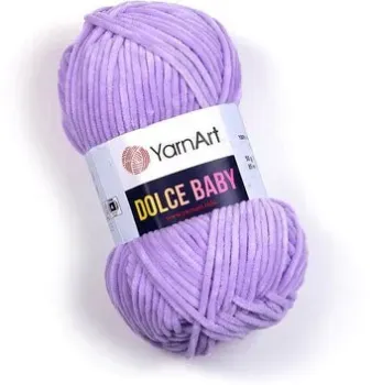 Yarnart Dolce baby 744 50 г 85 м (сиреневый)