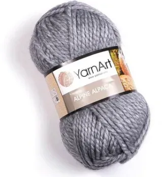 Yarnart Alpine alpaca 449 150 г 120 м (серый)