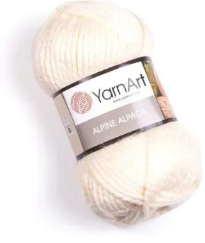 Yarnart Alpine alpaca 433 150 г 120 м (молочный)