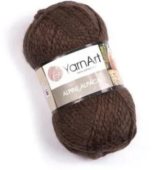 Yarnart Alpine alpaca 436 150 г 120 м (коричневый)