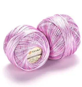 Yarnart Tulip 458 50 г 250 м (сиреневый; розовый)