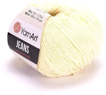 Yarnart Jeans 78 50 г 160 м (молочный)