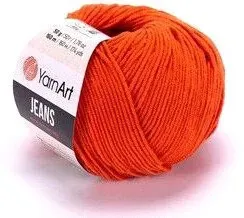 Yarnart Jeans 88 50 г 160 м (оранжевый)