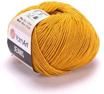 Yarnart Jeans 85 50 г 160 м (желтый)