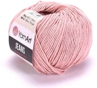 Yarnart Jeans 84 50 г 160 м (розовый)