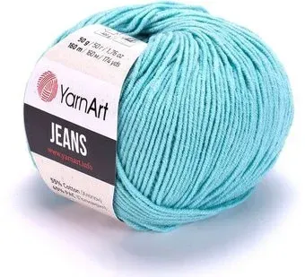 Yarnart Jeans 83 50 г 160 м (голубой)