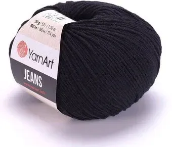 Yarnart Jeans 70 50 г 160 м (черный)