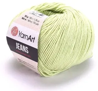 Yarnart Jeans 49 50 г 160 м (зеленый)