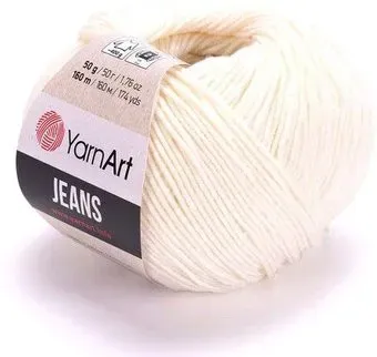 Yarnart Jeans 28 50 г 160 м (белый)