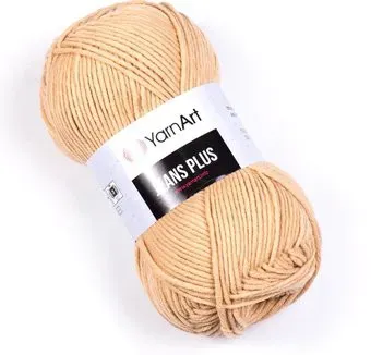 Yarnart Jeans plus 72 100 г 160 м (бежевый)