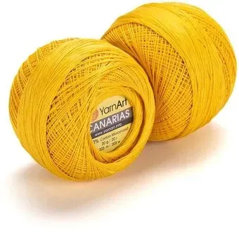Yarnart Canarias 5303 20 г 203 м (желтый)