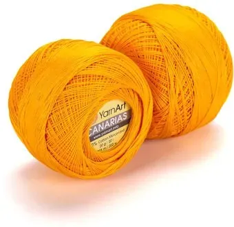 Yarnart Canarias 0112 20 г 203 м (оранжевый)