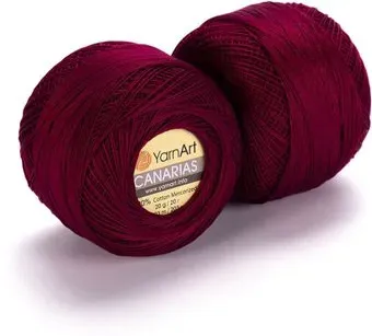Yarnart Canarias 0008 20 г 203 м (бордовый)