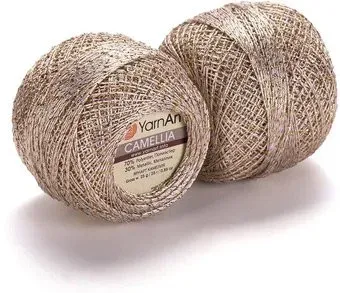 Yarnart Camellia 412 20 г 190 м (бежевый)