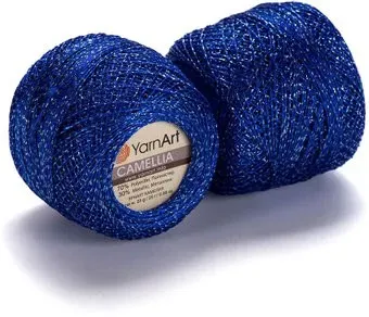 Yarnart Camellia 426 20 г 190 м (синий)