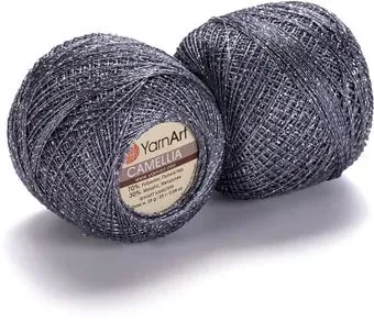 Yarnart Camellia 411 20 г 190 м (серый)