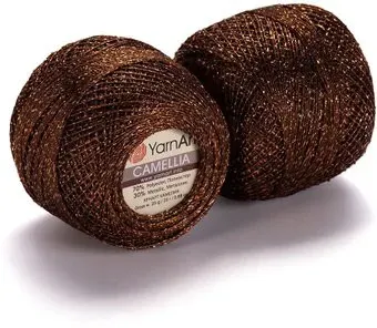 Yarnart Camellia 422 20 г 190 м (коричневый)