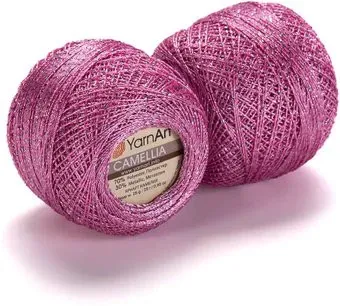 Yarnart Camellia 428 20 г 190 м (розовый)