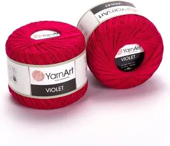 Yarnart Violet 154 50 г 282 м (красный)