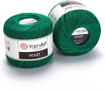 Yarnart Violet 319 50 г 282 м (зеленый)