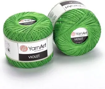 Yarnart Violet 6358 50 г 282 м (зеленый)
